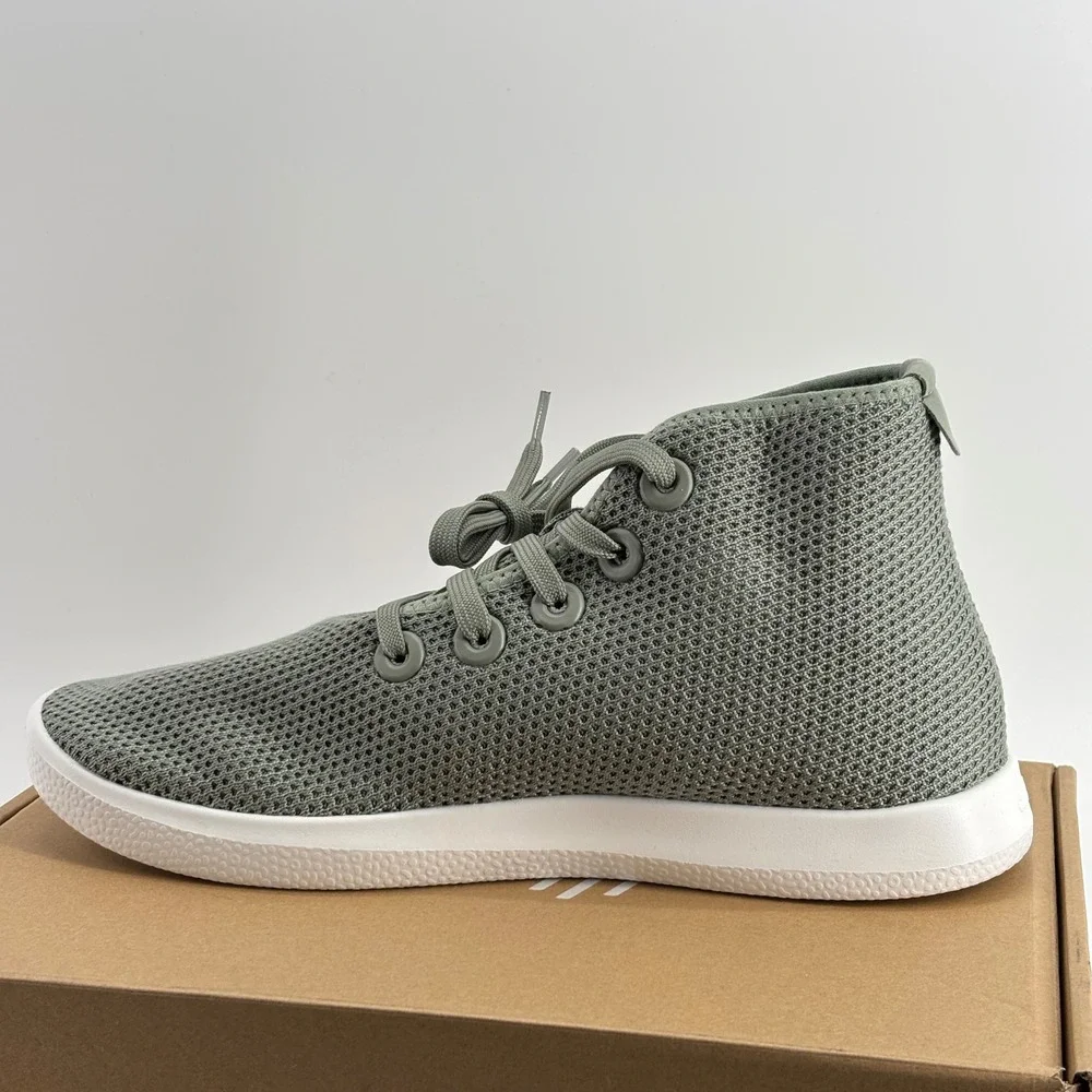 Allbirds Tree Topper Mens 8 Hazy Pine Green High Top Mesh Sneakers A11370M080